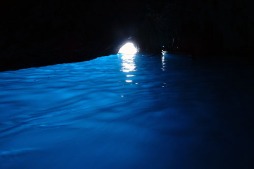 カプリ・青の洞窟内部