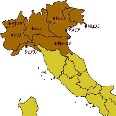 北イタリア周遊コースとお勧めルートを分かりやすく紹介 イタリア旅行のイタリアエクスプレス