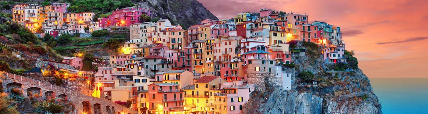 チンクエテッレとリヴィエラ海岸でリゾート シティを満喫 イタリア旅行のイタリアエクスプレス